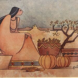 G.E. Mullan Sealed Print “The Seasons, Autumn,” 8 X 10, Matted Not Framed